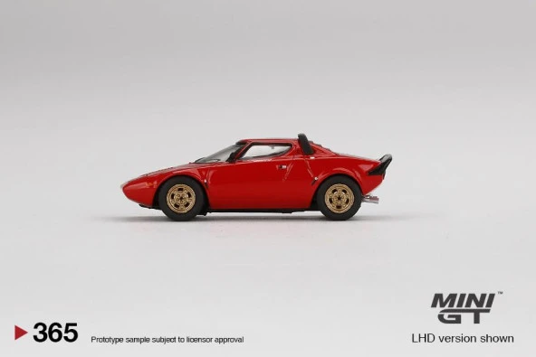 Mini Gt 365 Lancia Stratos HF Stradale Rosso Arancio 1:64 Kırmızı Model Araba - 4