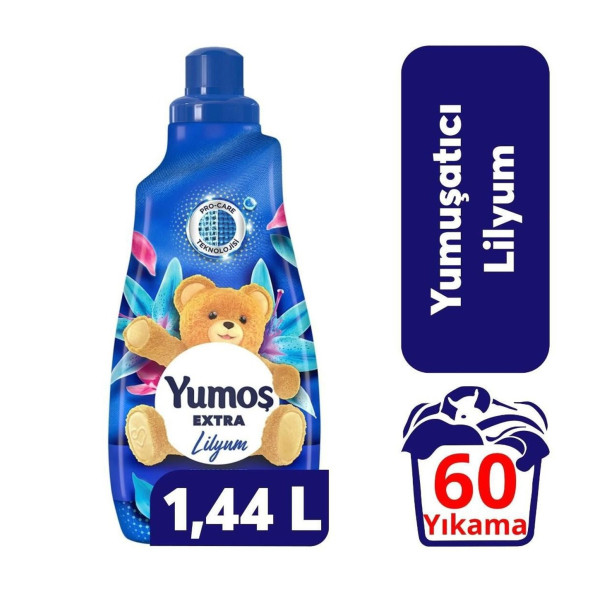 Yumoş Extra Konsantre Yumuşatıcı Lilyum Çiçeği 1440 ml  9 Adet - 2