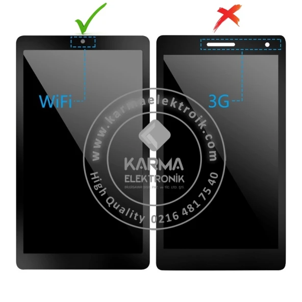 Huawei MediaPad T3 7.0 Wi-Fi BG2-W09 BG2-U01 BG2-U03 Lcd Ekran ve Dokunmatik Panel - SET