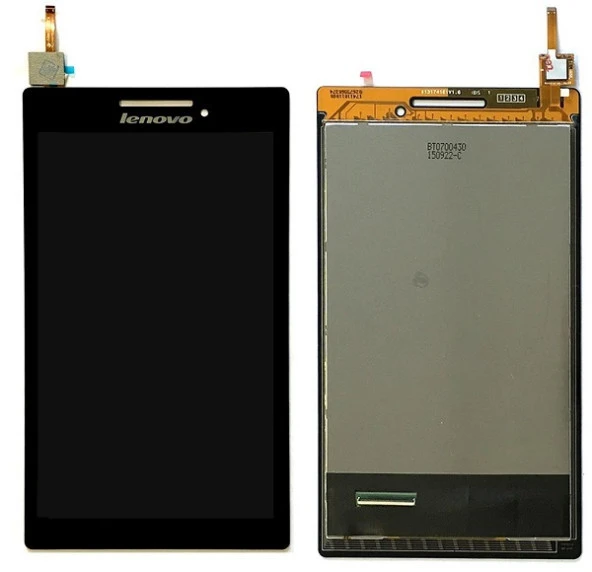 Lenovo TAB 2 A7-10, A7-10F, A7-20, A7-20F 7inç Lcd Ekran + Dokunmatik Panel Siyah FULL SET