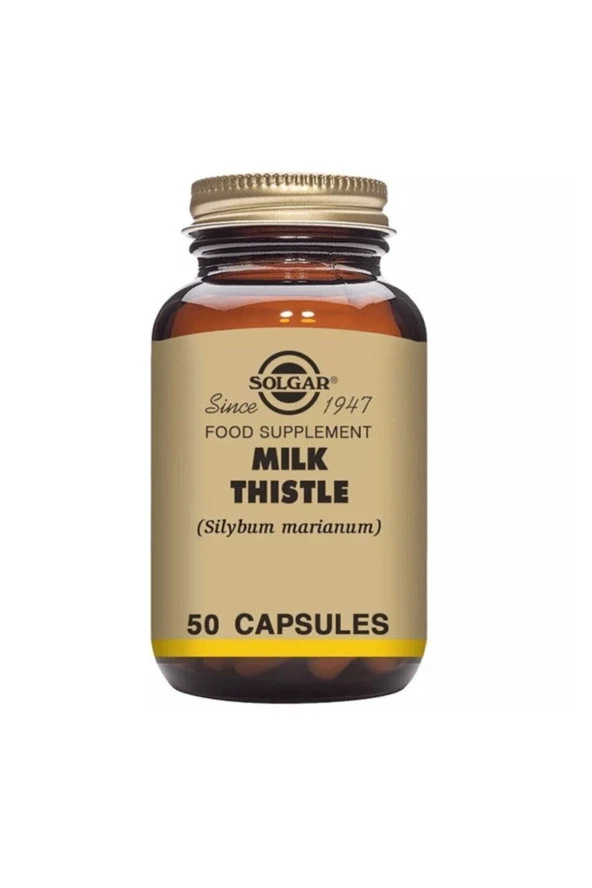 Milk Thistle 100 Mg 50 Kapsül