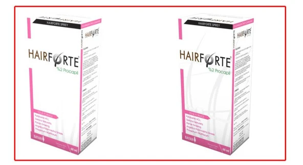 Hairforte Sprey Bayan 60 Ml 2Li Fırsat Paketi