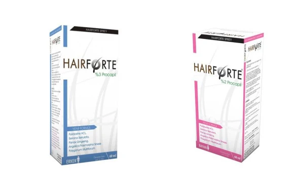 Hairforte Sprey Bay - Bayan 60 Ml 2li Paket