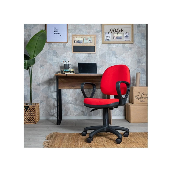 Ofis Sandalyesi CO 1001 Kırmızı Çalışma Masası Sandalyesi