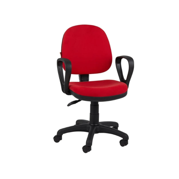 Ofis Sandalyesi CO 1001 Kırmızı Çalışma Masası Sandalyesi - 3