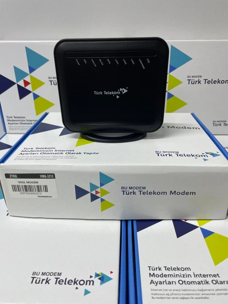 Türk Telekom Zyxel 3313-B10A 300 Mbps 4 Port Siyah Vdsl2 Kablosuz Modem (Kutulu-Yenilenmiş) - Resim 4