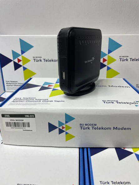 Türk Telekom Zyxel 3313-B10A 300 Mbps 4 Port Siyah Vdsl2 Kablosuz Modem (Kutulu-Yenilenmiş) - 10