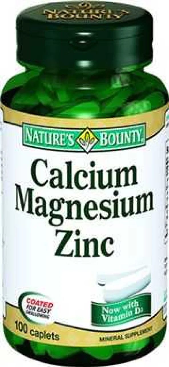 Natures Bounty Calcium Magnesium Zinc D3 100 Tablet
