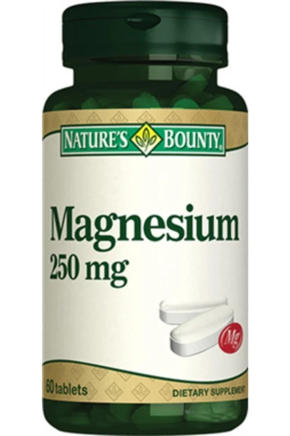 Natures Bounty Magnesium 250mg 60 Tablet - 1