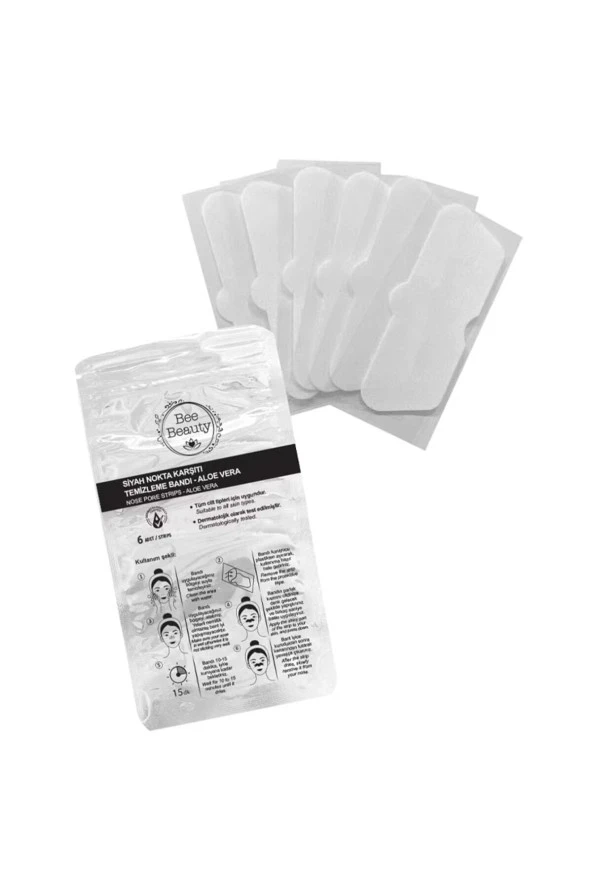 Siyah Nokta Karşıtı Burun Temizleme Bandı - Aloe Vera 6'lı X2 Adet - 3