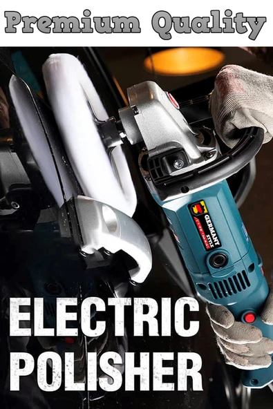 Germany Style 99880VFX 6 Kademe Devir Ayarlı Polisaj Makinesi Koltuk Yıkama Pasta Cila Polisaj - 5