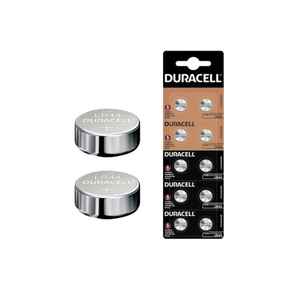 Duracell LR44 A76/V13GA/76A 3V Düğme Pil 10 Adet