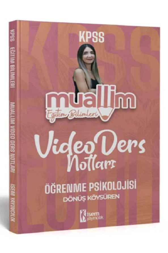 İsem Eğitim B.Öğrenme Psi. Video Ders N.