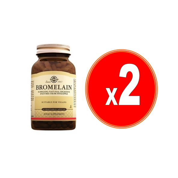 Solgar Bromelain 150 mg 60 Kapsul - 2 Adet - Resim 2