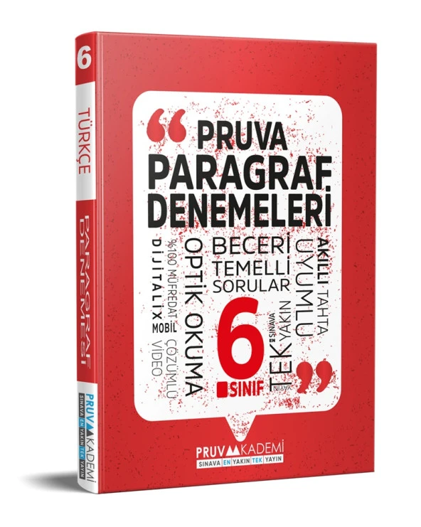 Pruva Akademi 6. Sınıf Paragraf Denemeleri 2023