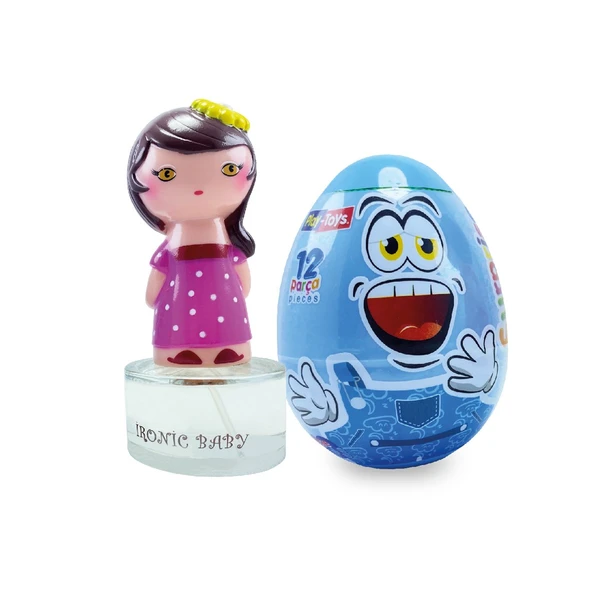 İronic Baby Pembe Kız Çocuk Parfümü 50ml EDP Set+süprize egg ürün görseli