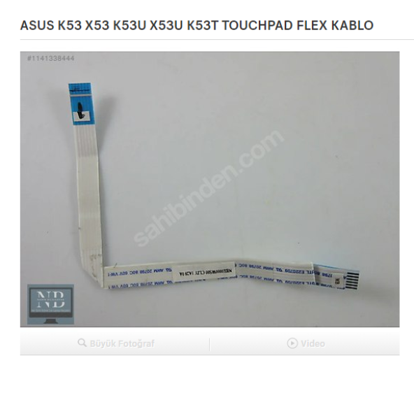 ASUS K53 X53 K53U X53U K53T TOUCHPAD FLEX KABLO