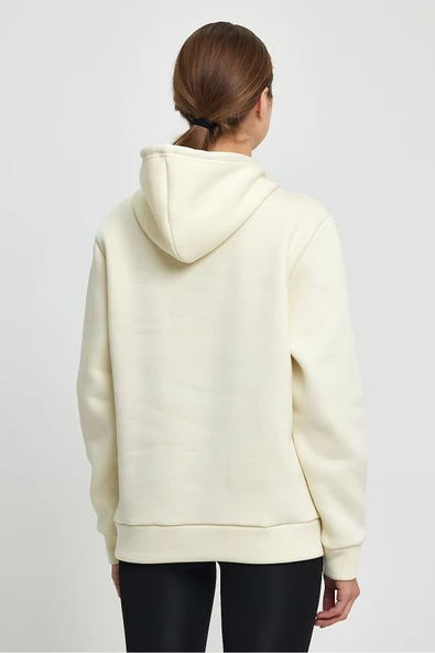 Kadın Kapşonlu Rahat Kalıp İçi Polarlı 3 iplik Tokyo Baskılı Swetashırt Spr24swk12 - Resim 11