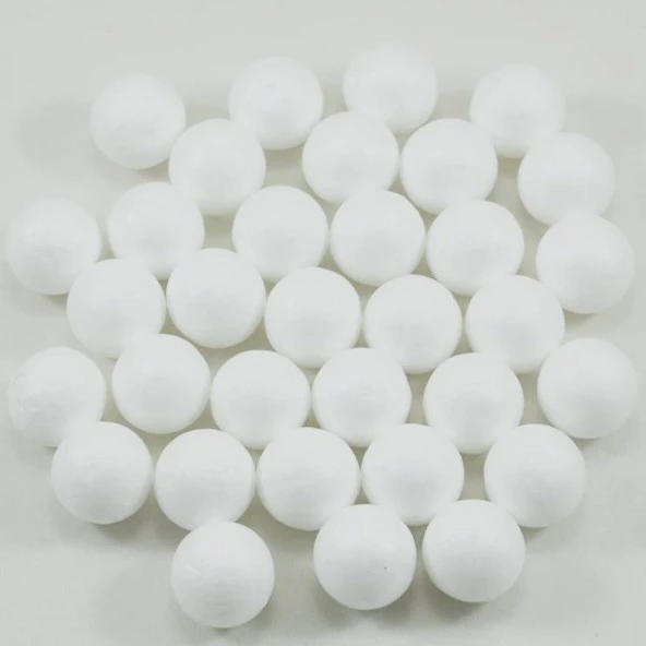 Strafor Köpük Top 3 cm 50 Adet Sert Köpük Top Süs - 5