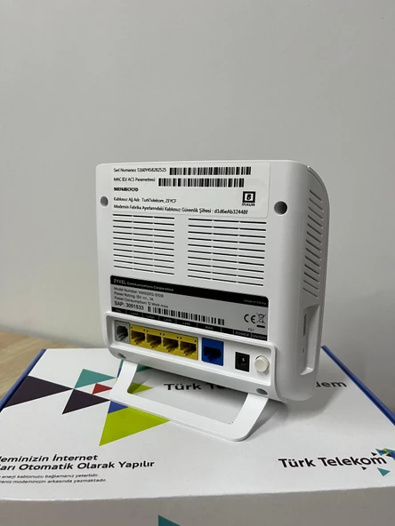 TTelekom Zyxel 3312 B10B Beyaz 4 Port TT Ver.Vdsl2/Router Modem - 6