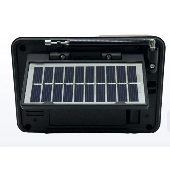 Everton RT-671 Orta Boy Solar Güneş Enerjili Bluetooth, Nostalji , FM/AM/SW 3 Band Radyo ,usb, sd ,Aux mp3 player - 2