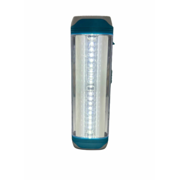 V-004 16 Ledli+SMD Solar Güneş Panelli Ultra Güçlü Ledli Şarjlı Işıldak - 2