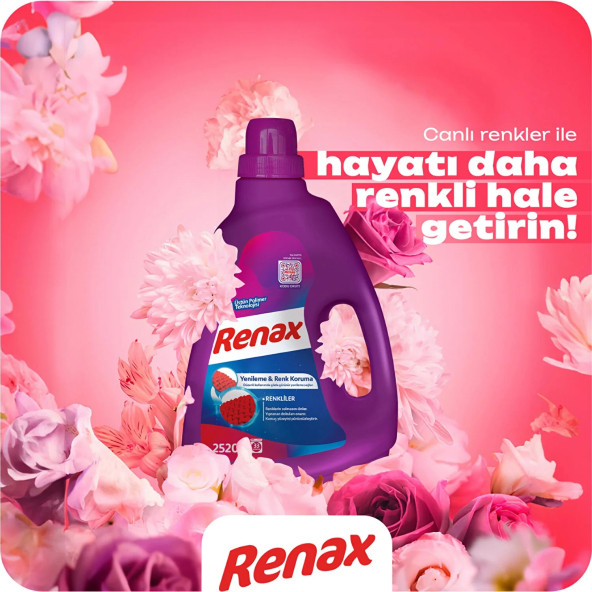 Renax Sıvı Çamaşır Deterjanı Renkliler 2520 Ml x 3 Adet - 3