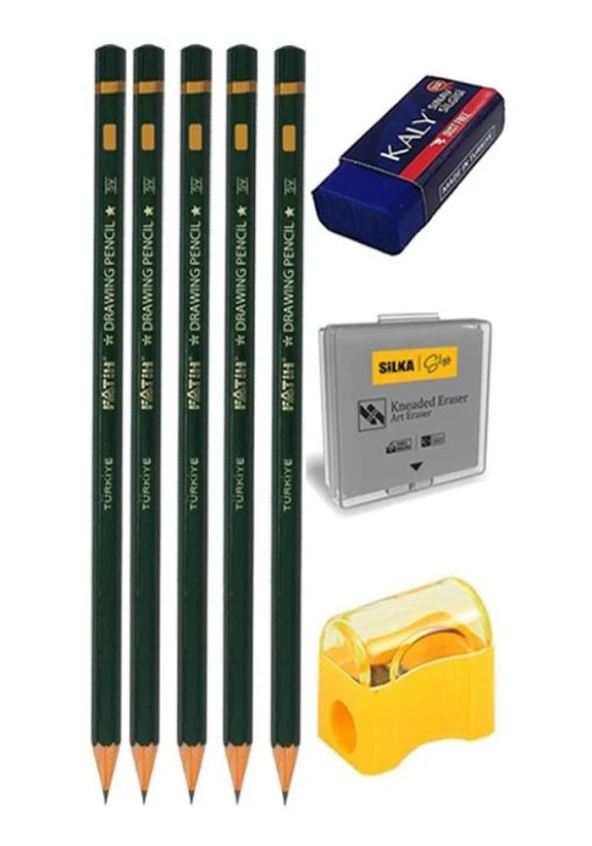 Teknik Resim Seti 12 Parça 1 Paket Teknik Resim Defteri Gönye Dereceli Kalem Metal Pergel Silgi Kalemtraş Hamur Silgi - 2