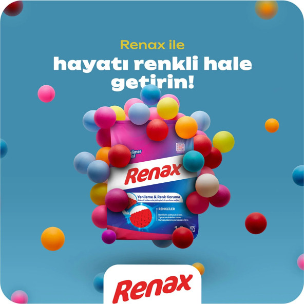 Renax Matik Renkliler İçin Toz Çamaşır Deterjanı 16 Kg - 6