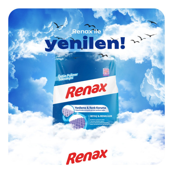 Renax Matik Beyaz & Renkliler Toz Çamaşır Deterjanı 8 Kg x 2 Adet - 7