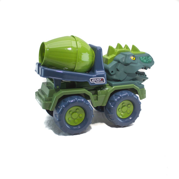 Oyuncak Dinozor Trex Mikser Beton Kamyonu - 4