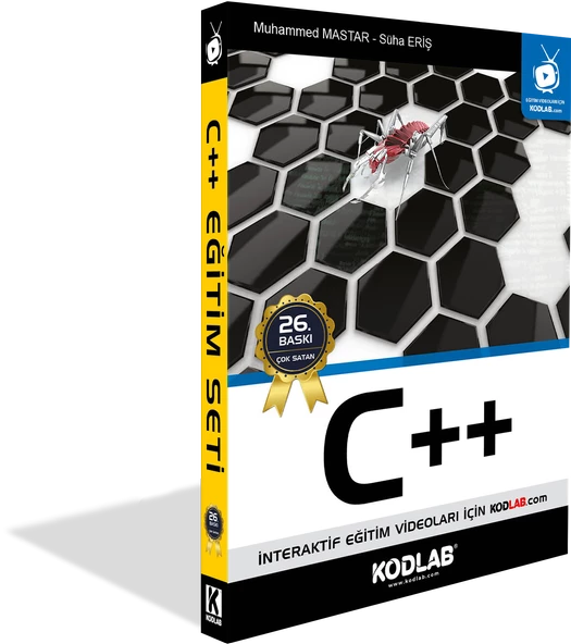 KODLAB YAYIN C++ EĞİTİM KİTABI ürün görseli 1