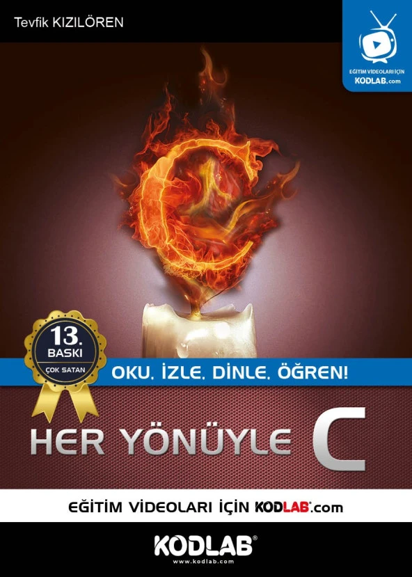 KODLAB YAYIN HER YÖNÜYLE C EĞİTİM KİTABI - Resim 2