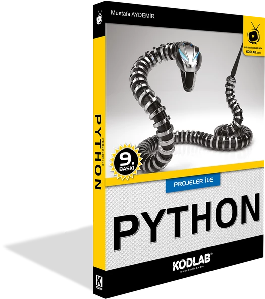 KODLAB YAYIN PROJELER ile PYTHON EĞİTİM KİTABI - 2