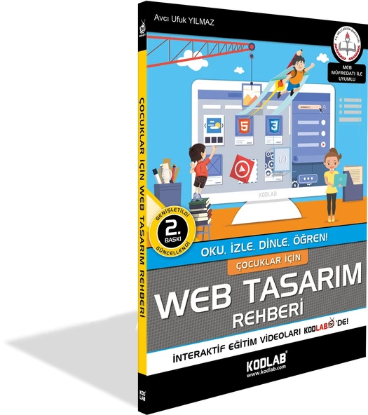 KODLAB YAYIN ÇOCUKLAR İÇİN WEB TASARIM REHBERİ ürün görseli 1