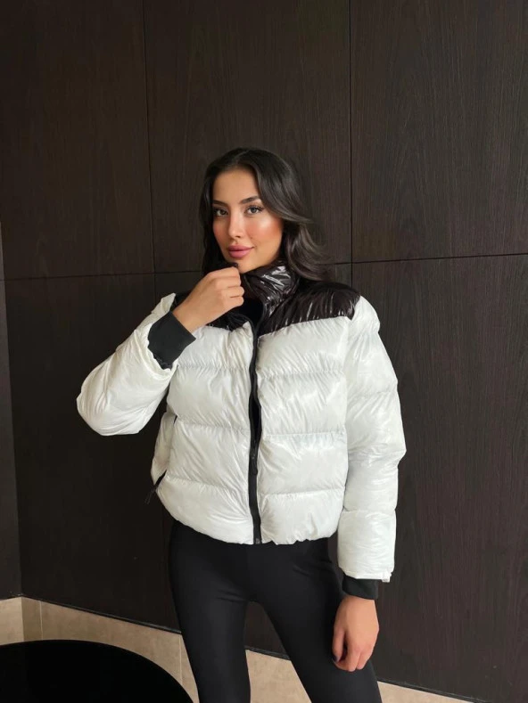 Bayan Yeni model Şişme Mont 50745993 - 3