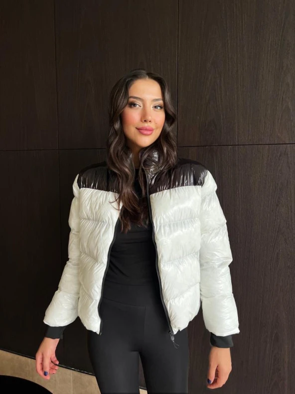 Bayan Yeni model Şişme Mont 50745993 - 4