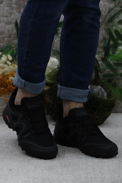 Fort 32811 Siyah Rahat Esnek Outdoor Trekking Erkek Ayakkabı - Resim 2