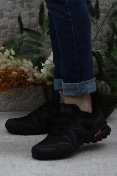 Fort 32811 Siyah Rahat Esnek Outdoor Trekking Erkek Ayakkabı - Resim 3