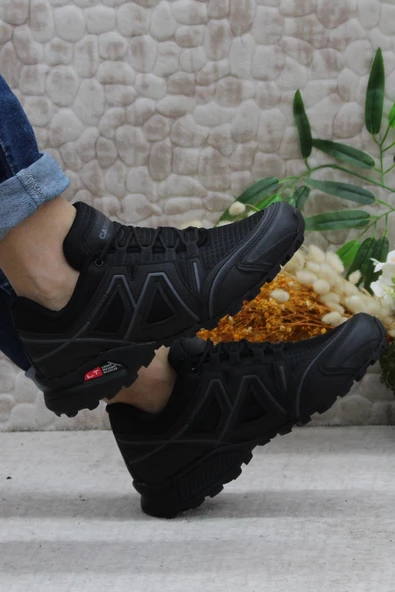 Fort 32811 Siyah Rahat Esnek Outdoor Trekking Erkek Ayakkabı - Resim 5