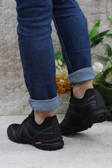 Fort 32811 Siyah Rahat Esnek Outdoor Trekking Erkek Ayakkabı - Resim 4