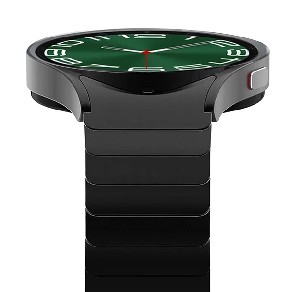 Samsung Galaxy Watch 4 5 6 7 FE 40 44 Classic 42 43 46 47 mm Kordon Baklalı Metal Kordon - Resim 3