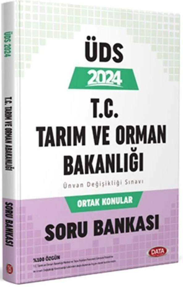2024 UDS Tarım ve Orman Bakanlığı Ortak Konular Soru Bankası Unvan Değişikliği Data Yayınları ürün görseli 1