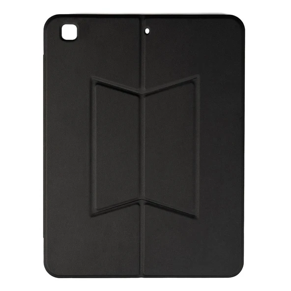 Zore Apple ile uyumlu iPad 10.2 2021 (9.Nesil) Border Keyboard Bluetooh Bağlantılı Standlı Klavyeli Tablet Kılıfı - 1