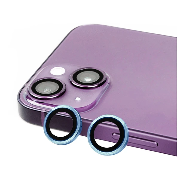 Zore Apple ile uyumlu iPhone 15 Plus CL-07 Kamera Lens Koruyucu - 12