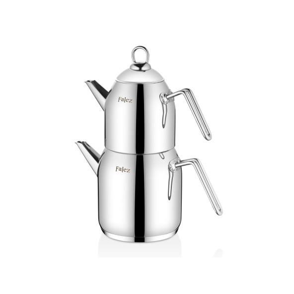 FALEZ SELVİ MİNİ BOY ÇELİK ÇAYDANLIK TAKIMI - 2