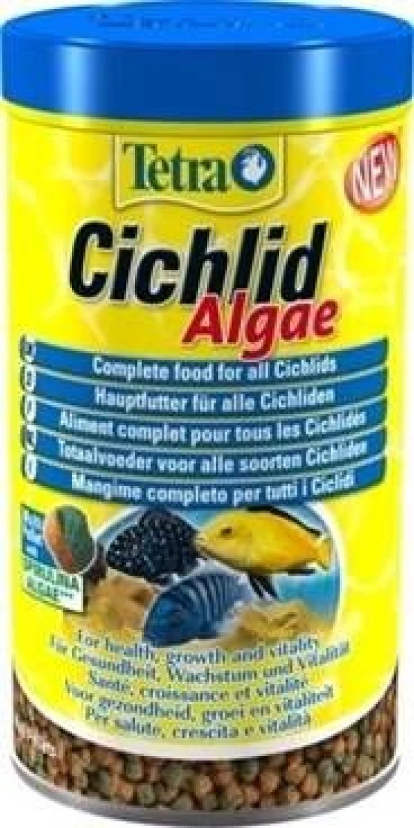 Tetra Cichlid Algae Balık Yemi 500 ml. 165 Gr.