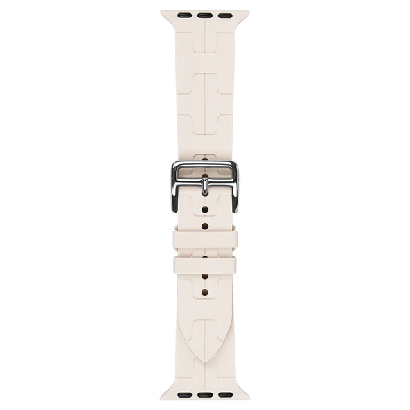 Zore Apple ile uyumlu Watch 7 41mm KRD-92 Silikon Kordon - 4