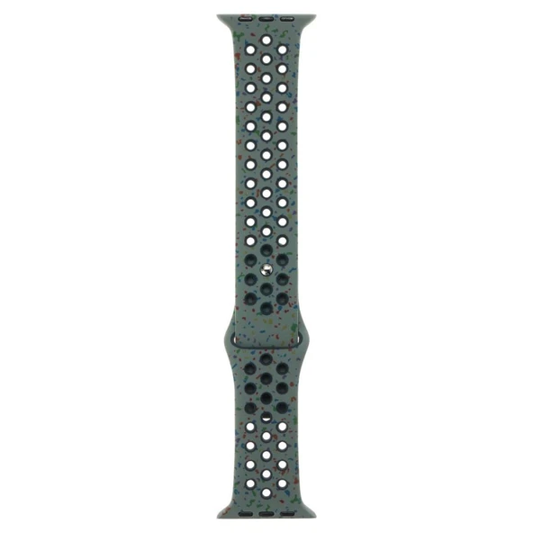 Zore Apple ile uyumlu Watch 7 41mm Kordon Yeni Seri 2023 KRD-02 Silikon Strap Kayış - 6