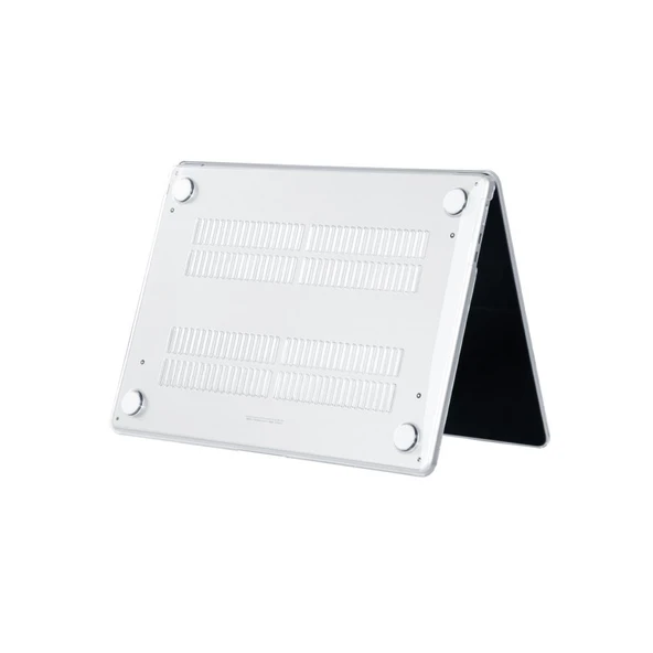 Zore Apple ile uyumlu Macbook 15' Air M2 2023 A2941 MSoft Kristal Kapak - 7